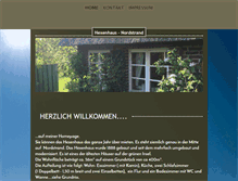 Tablet Screenshot of ferienhaus-nordstrand.info